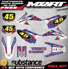 Custom Graphics Full Kit to Fit Honda CRF230 F 2008 - 2014 HAWK STYLE stickers