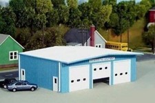 H0 Gauge - Fire Station Hall Kit -  19 New