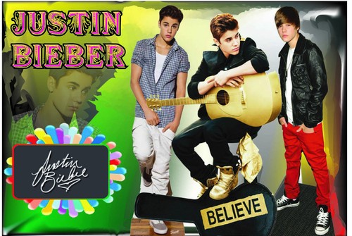 Laminated justin bieber - justin,