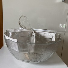 Arcoroc Fleur Vintage Punch Bowl Set