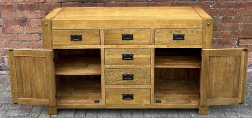 Solid oak sideboard delivery - sideboard,