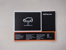 💯MINI SERVICE BOOK STAMPED ONE HATCH COUNTRYMAN CLUBMAN PACEMAN COOPER