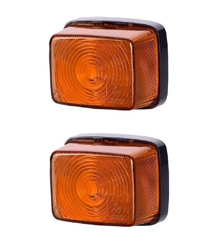Orange side outline marker - side,