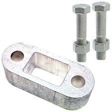 Tow Bar Ball Spacer Extension Trailers Caravans  0.5 "1" 1.5" &  Bolts Extender