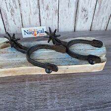 Cast Iron Spurs - Set of 2 - Western Cowboy Boot Farm Decor - Vintage Style 