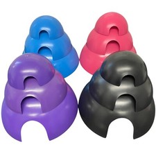 Durable Round Plastic Snake Hide Box for Reptiles - Easy to clean, 3 Sizes