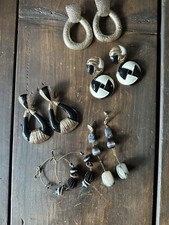 Large Earrings  Zara Next M&S 5 Pairs Costume Jewellery