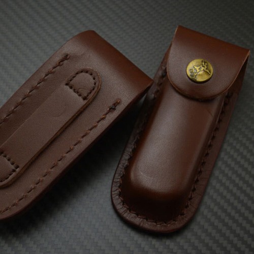 Leather knife sheath - sheath, folding
