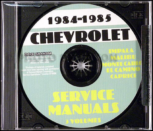 1984 1985 chevy - chevy, manual