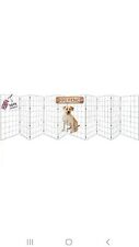 P Dot Wolf Dog Pen - 10ft Flexible Fence Outdoor & Indoor, 