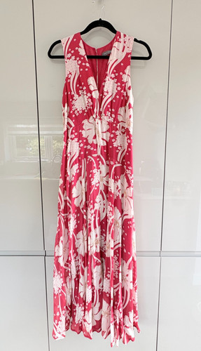 Mint velvet red floral print - velvet,