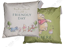2 x Outdoor Garden Scatter Cushions with Disney Winnie the pooh design (40x40cm)