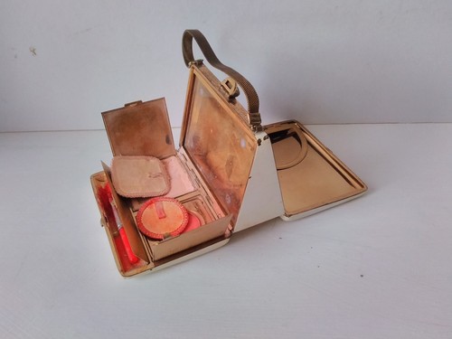 Vintage vanity case handbag - vintage,