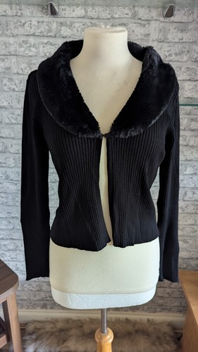 Faux fur collar ladies - faux,