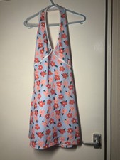 Cider Floral Halter Neck Mini