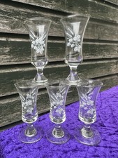 Vintage Set Of 5 Liqueur