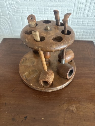 Vintage wooden tobacco - wooden, 7