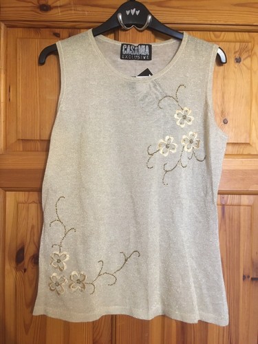 Gold with beaded - with,