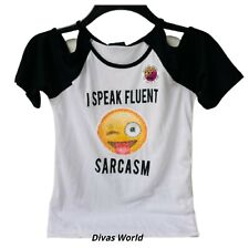 Girls Sequin Emoji Top Casual