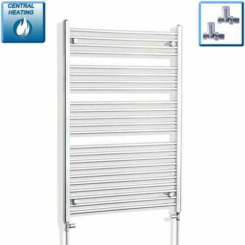 Chrome ladder heated towel - ladder,