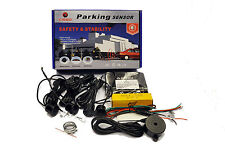 CISBO REAR REVERSE PARKING SENSORS FOUR SENSOR BUZZER ALARM KIT FOR TOWBAR CARS