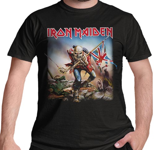 Official iron maiden shirt - iron, t