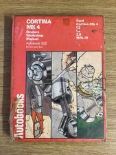 AUTOBOOKS Cortina Mk4 autobook 922 1976-78 owners workshop manual- 0 85147 782 8