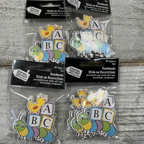 Abc caterpillar stick on - abc,