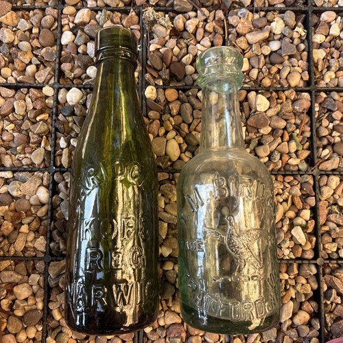 Pair antique victorian glass - victorian,