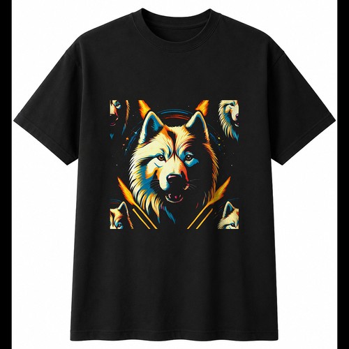 Tattoo samoyed sunbeams mens - tattoo,