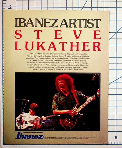 Ibanez artist steve lukather - ibanez,