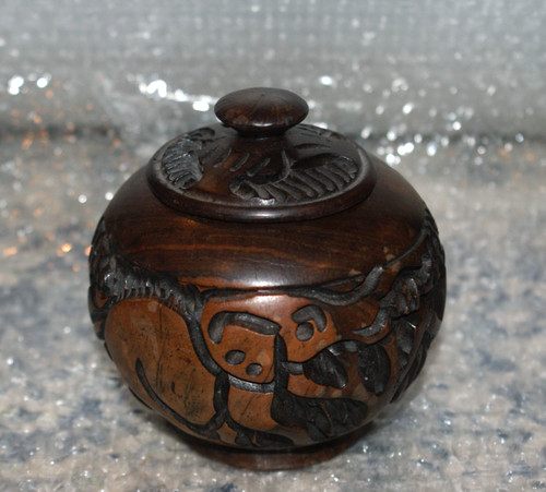 African carved ebony wooden - african,