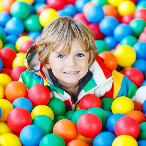 100 pack plastic soft play - plastic,