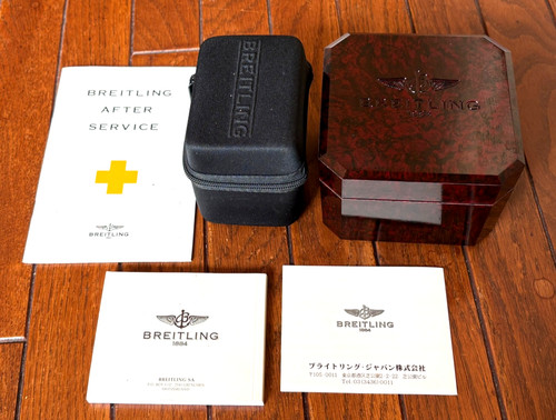 Breitling empty watch box with - empty,