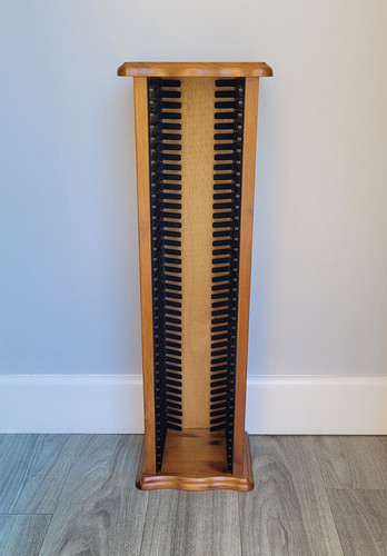 Wooden storage tower rack - wooden, cd