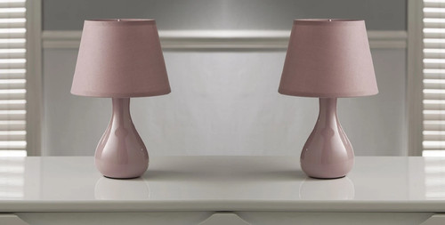 Pair ceramic table - of, and
