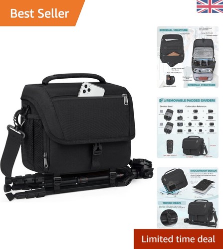 Stylish black dslr - black,