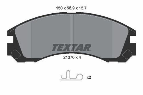 Brake pad set disc - disc,