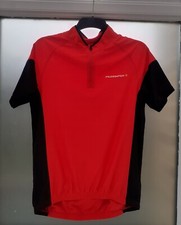 MuddyFox Cycling Shirt Red , Size  L Jersey Top Biking Reflective T-Shirt Pocket