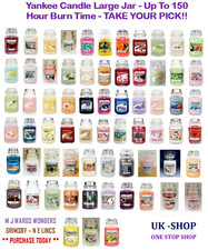 Yankee Candle Large Jar - Up To 150 Hour Burn Time - TAKE YOUR PICK!!