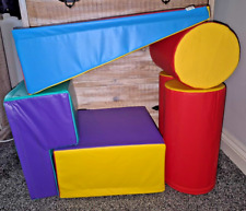 Play Factory 6pcs Soft Play Triangle Rollers Step Kids Play Group Playschool EX8