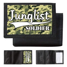 Junglist Soldier Camouflage Wallet Jungle Old Skool Rave Drum & Bass DNB