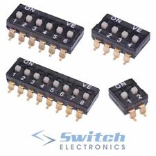 2 to 8 Way SMD DIL DIP Switch