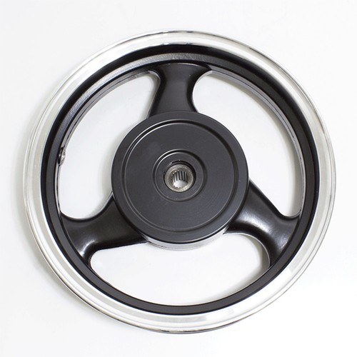 Rear spoke wheel black - wheel, x