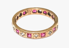 Vintage 9ct gold eternity Ring