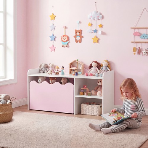 Scalloped kids bookshelf toy - kids, &