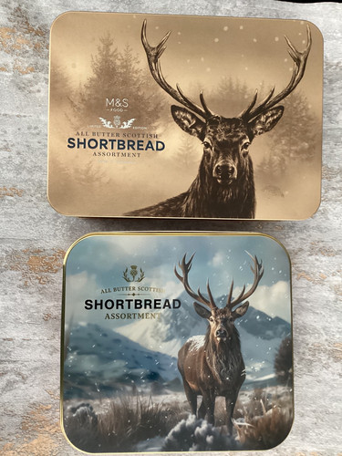 Shortbread metal tin - s,