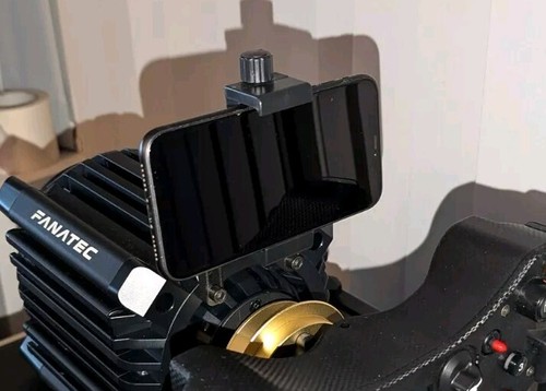 Fanatec wheel base phone - phone, mount