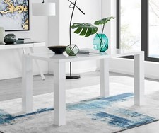 PIVERO White High Gloss 4 Leg