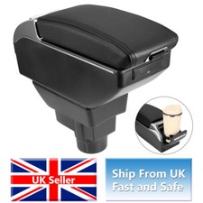 Car Armrest Console Box Storage Arm Rest For Opel Vauxhall Corsa D 2006 - 2014